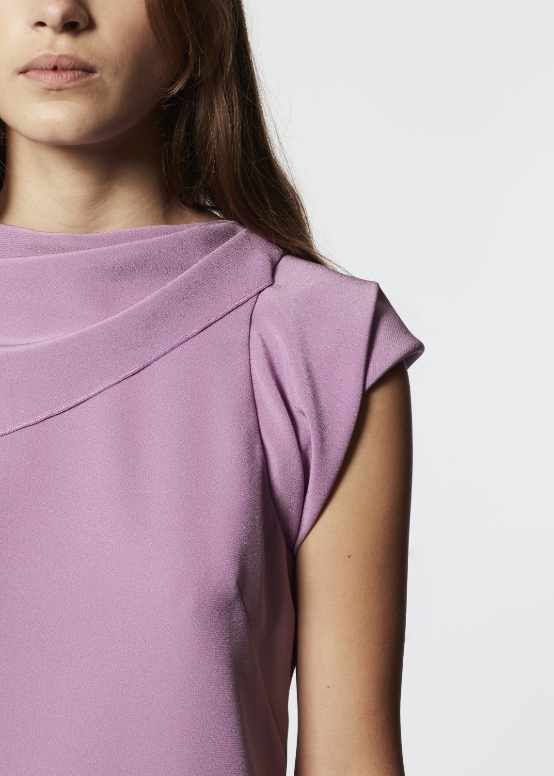 VplusY_womens_dress_asymetric_crêpe_lilac