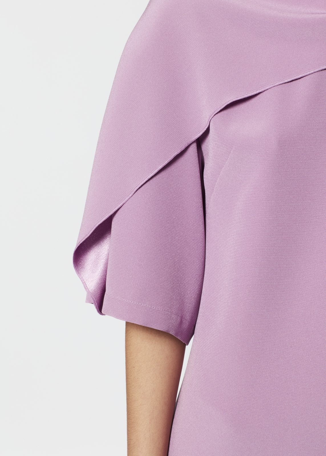 VplusY_womens_dress_asymetric_crêpe_lilac
